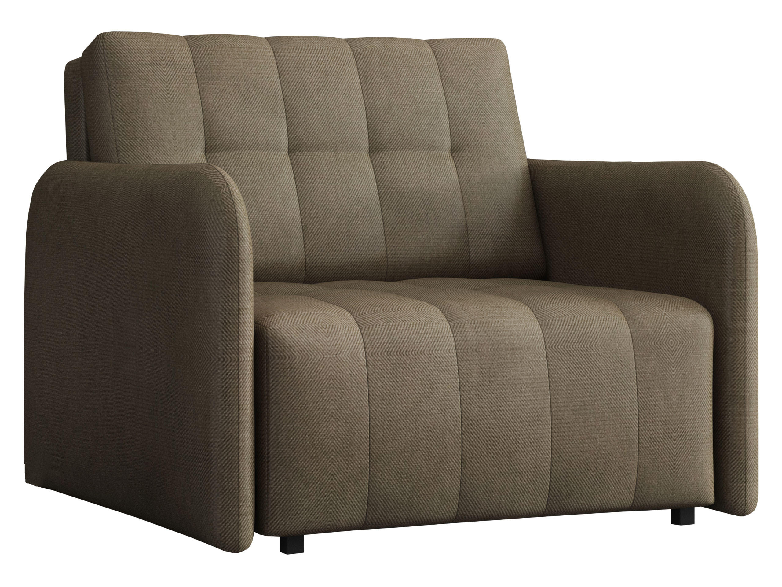 SCHLAFSOFA Viva Grand I - Hellbraun/Schwarz, Holz/Kunststoff (98/85/95cm) - MIRJAN24