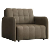 SCHLAFSOFA Viva Grand I - Hellbraun/Schwarz, Holz/Kunststoff (98/85/95cm) - MIRJAN24