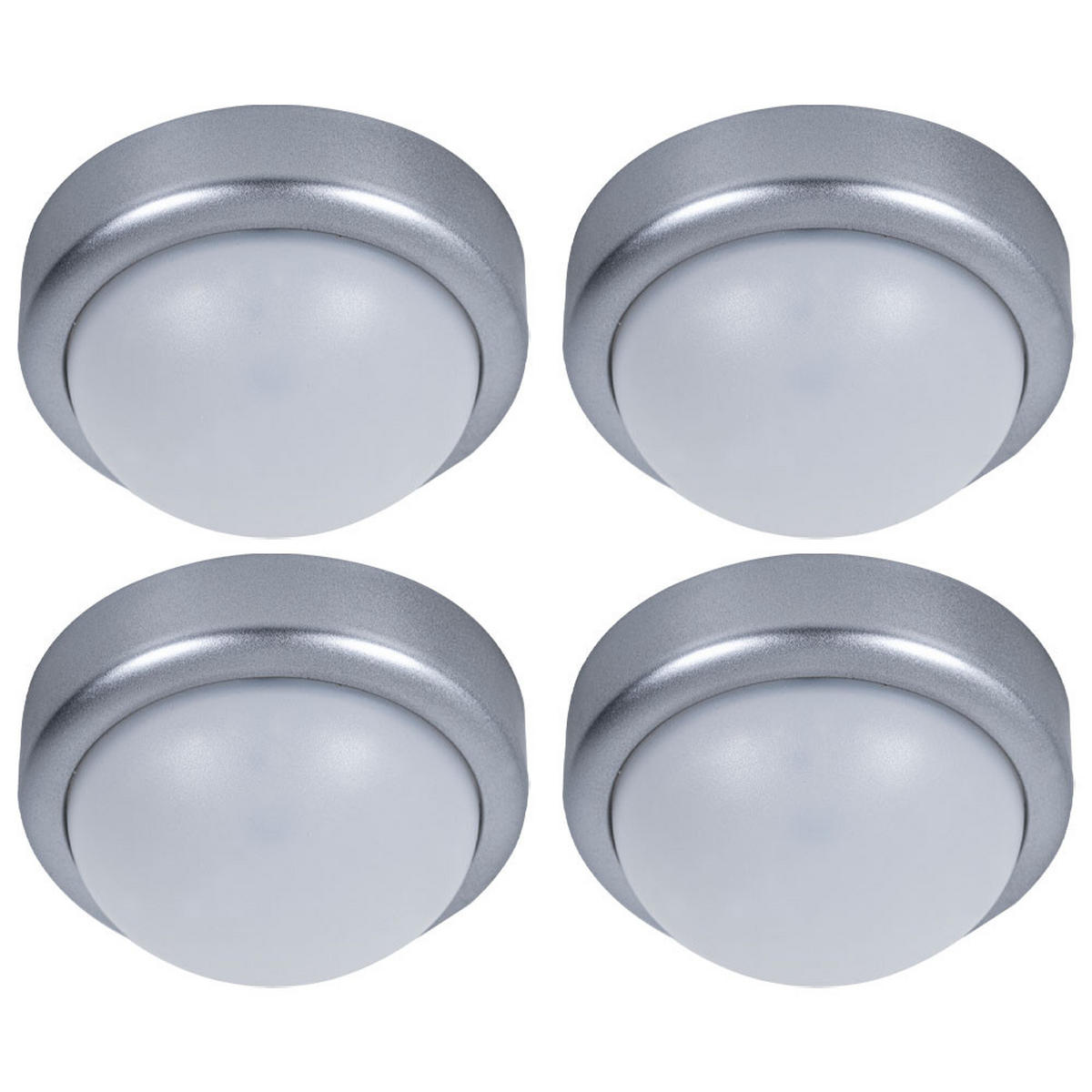 LED DECKENLEUCHTE COLETTE Weiß Silber - Weiß, Metall (12/12/6cm) - Globo Lighting