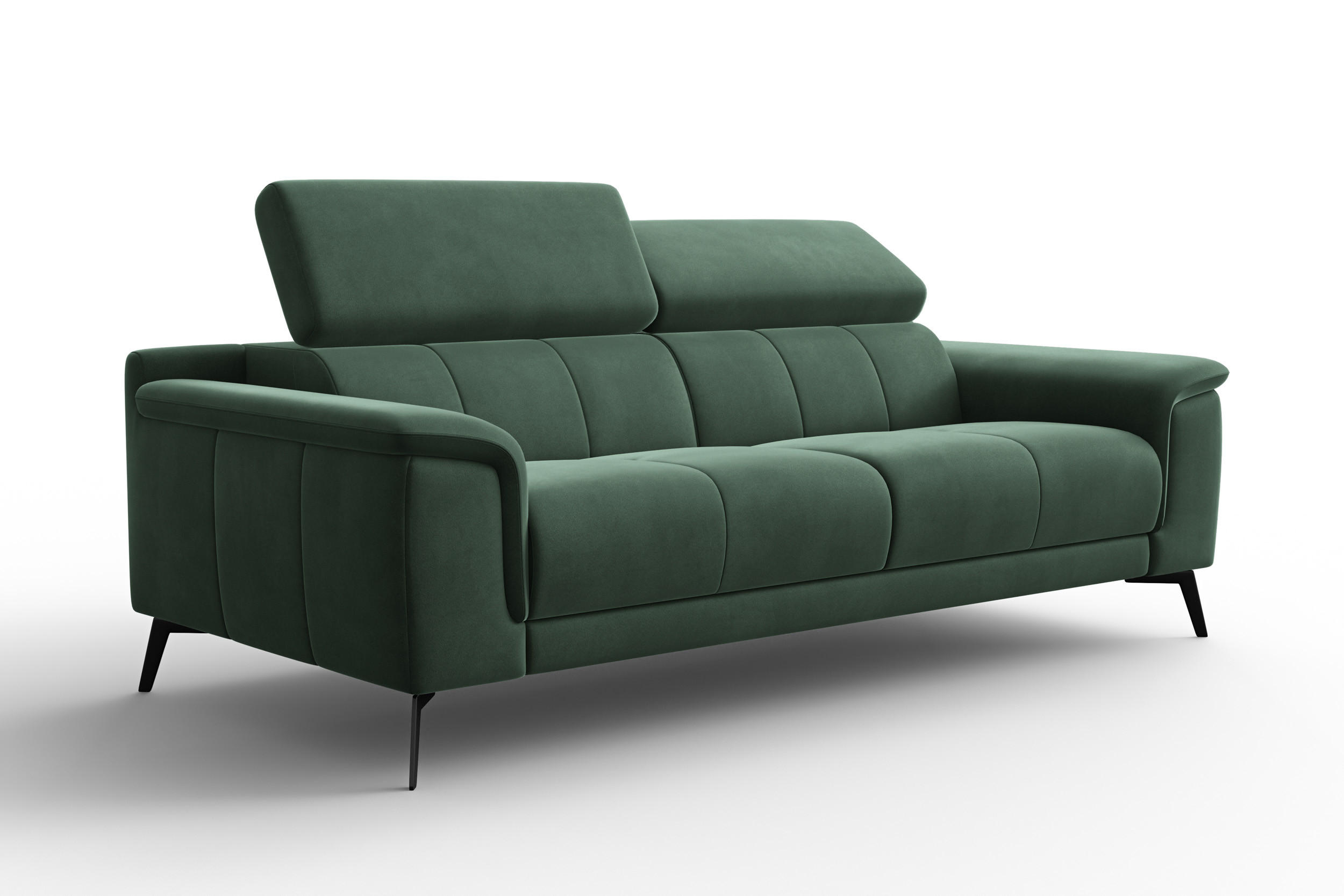 Courtois Laville Sofa Grün 212x82x103 cm