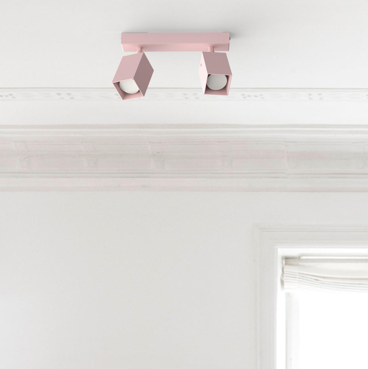 DECKENLEUCHTE - Pink, Metall (6/27/18cm) - Lumicom