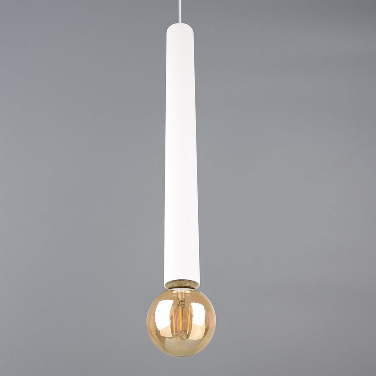 HÄNGELEUCHTE CLERMONT Metall Weiß - Weiß, Metall (10/10/150cm)