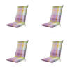 GARTENSTUHLKISSEN Sya 123/50 cm 4er-Set - Lila, Textil (50/7/123cm) - Madison
