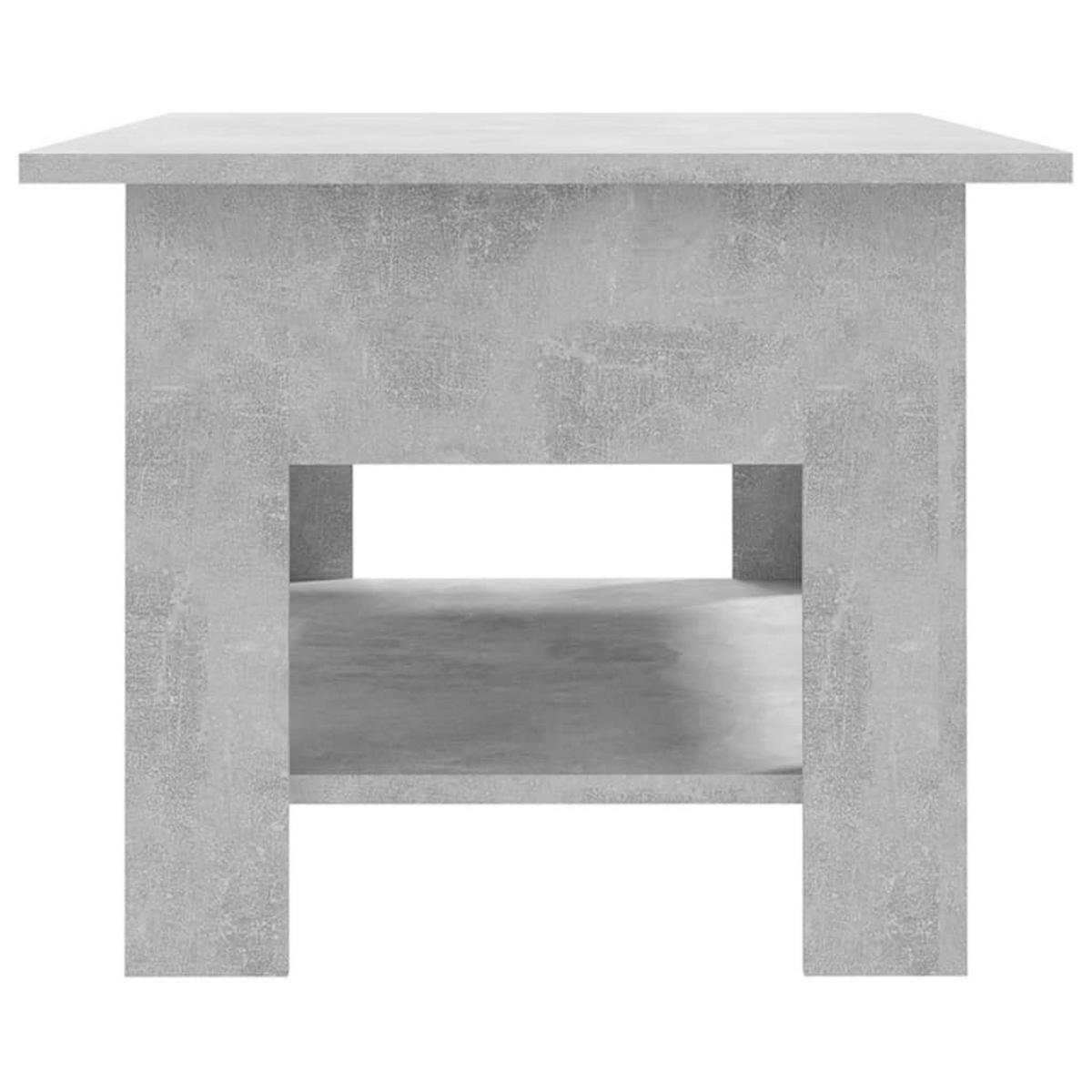 COUCHTISCH Betongrau 102x55x42 cm Holzwerkstoff - Grau, Holzwerkstoff (102/55/42cm) - furnicato