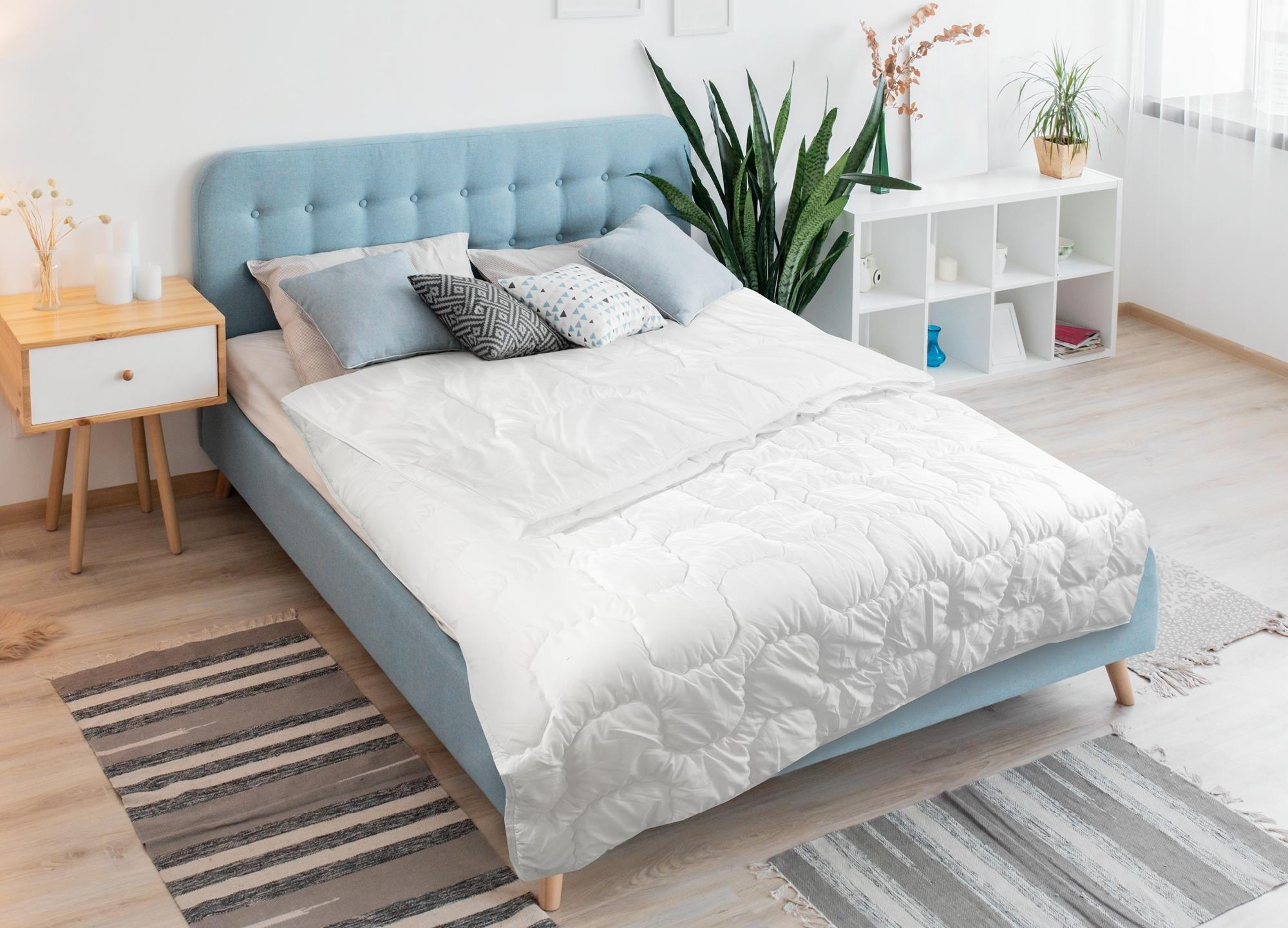 VIERJAHRESZEITEN-BETTDECKE 135x200 cm - Made in Germany: Winterdecke + Sommerdecke + Übergangsdecke - Super Soft - Weiß, Textil (135/200cm) - Carpe Sonno