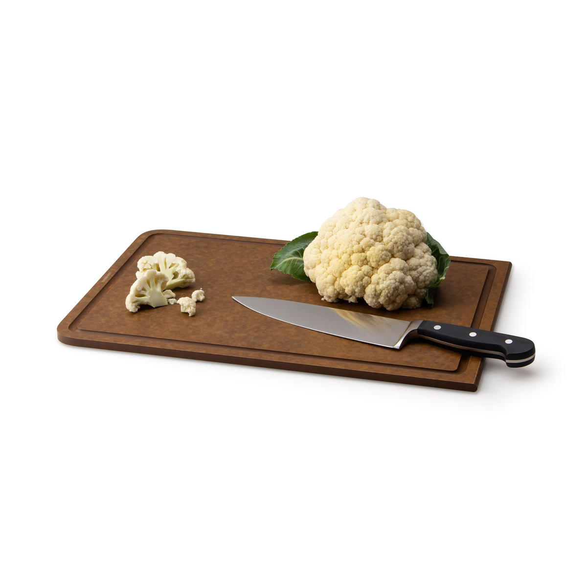 TRANCHIERBRETT BAND, Duracore, Braun, 44 x 29.8 cm - Braun, Holz (29.8/44cm) - Continenta