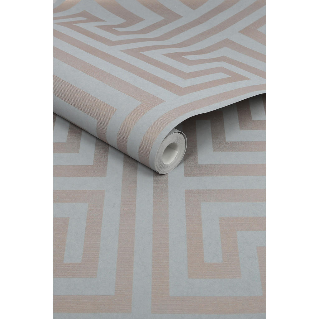 Thumbnail - next Vliestapete, Grau, Papier, Kunststoff, Grafikmuster, Rechteckig, 52x1000 cm, FSC Mix, Tapeten & Wandverkleidungen, ...