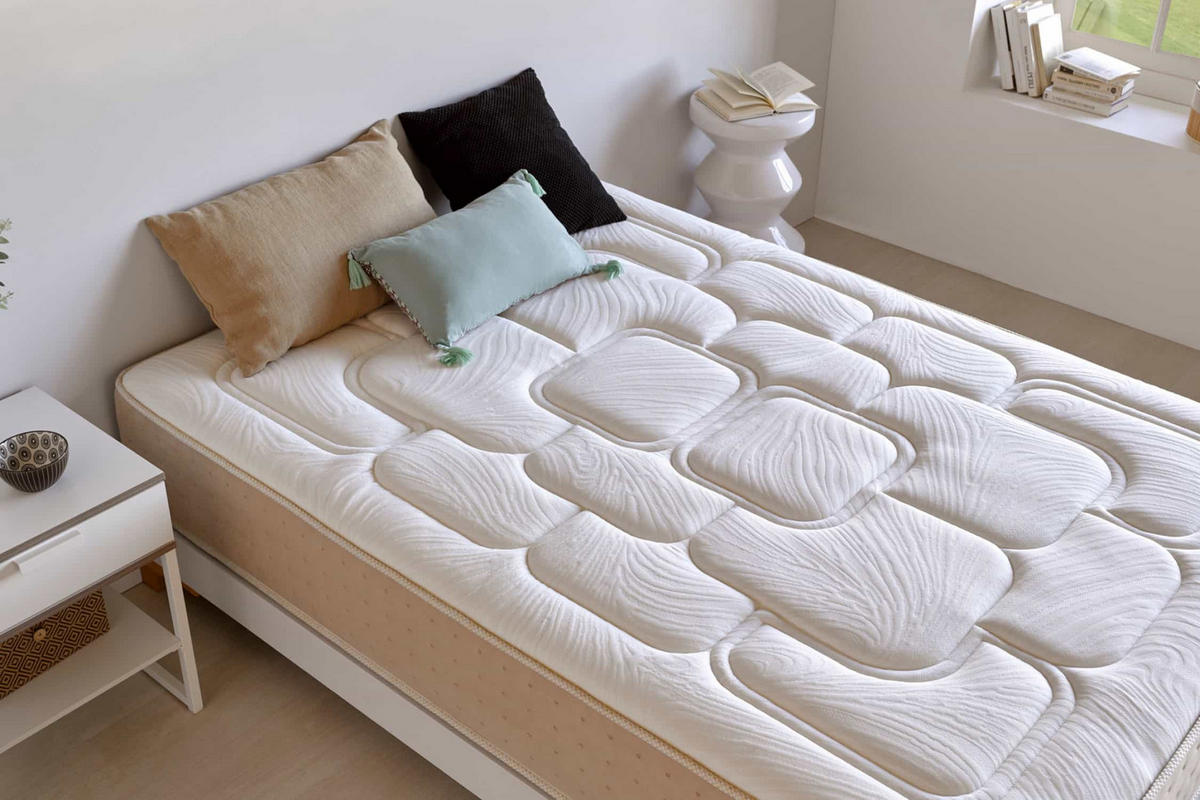 MATRATZE Royal Prime - 90X200, 30cm - Weiß, Textil (90/200cm) - Moonia