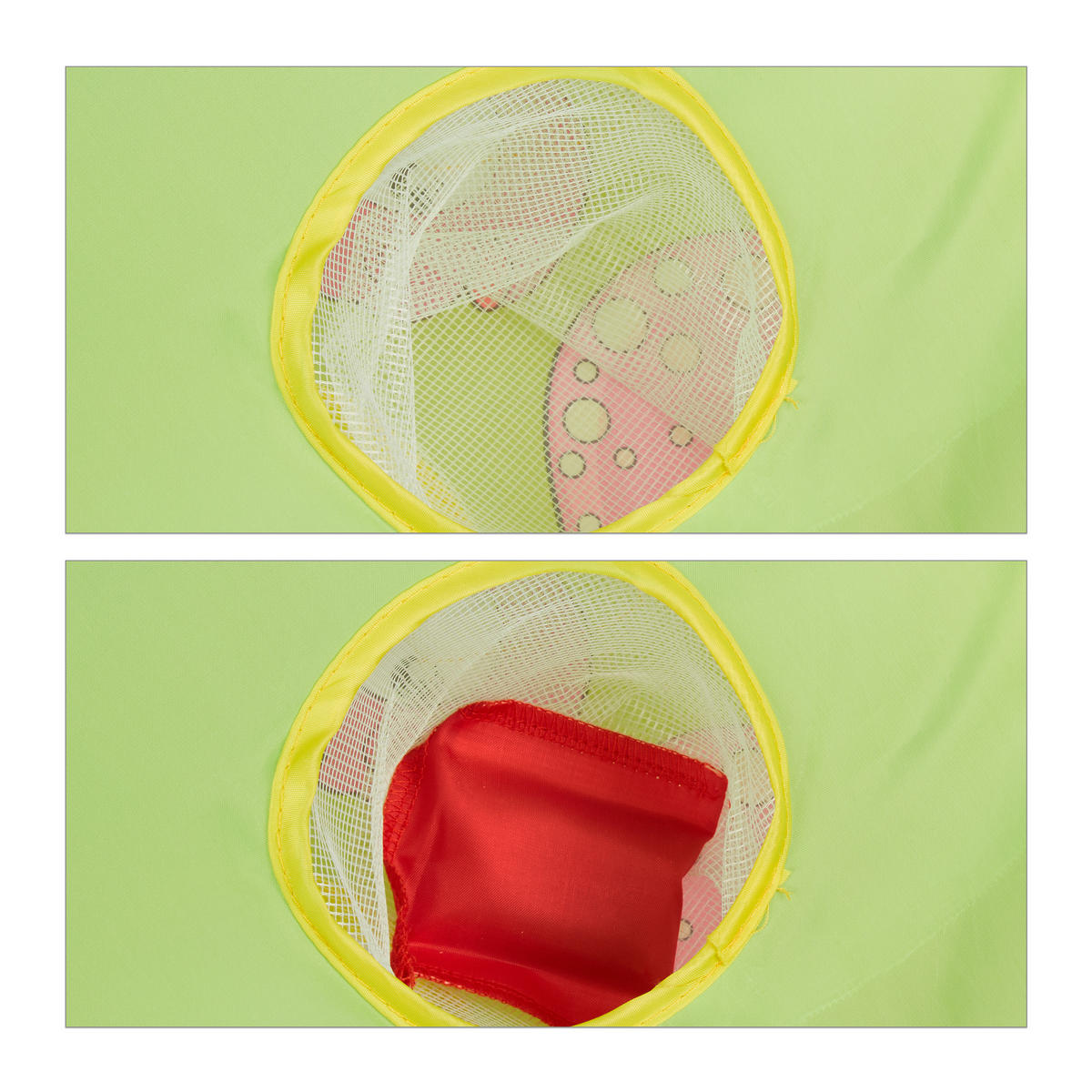 HRA so sáčkami - viacfarebná, kov/textil (50.5/58cm) - Relaxdays