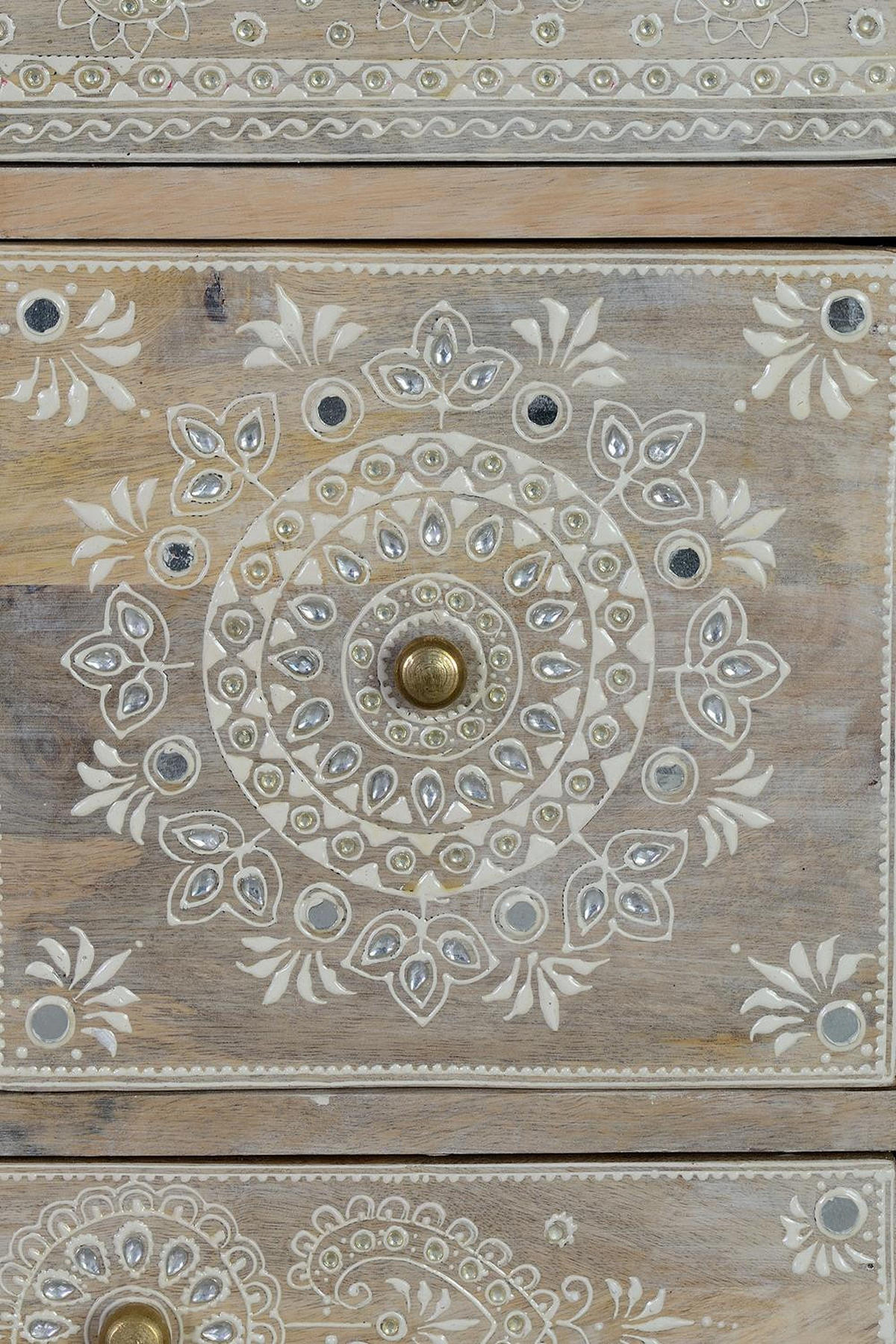 KOMMODE aus Mangoholz - Braun, Holz (30/66/42cm) - Giner y Colomer