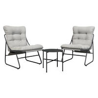 GARTENMÖBEL Edoste - Grau, Metall - MIRJAN24