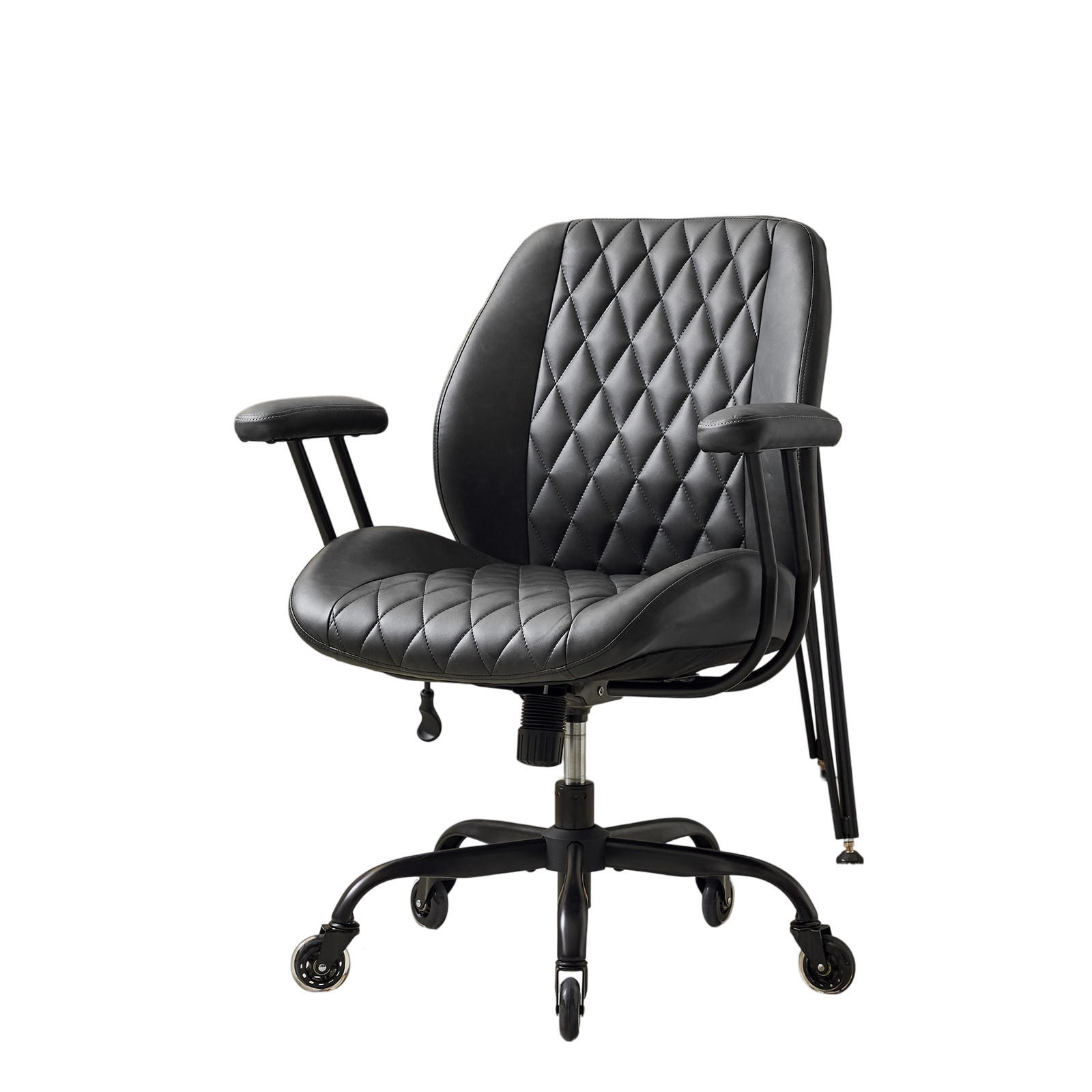 ComfortXL Drehstuhl Schwarz 62x96x62 cm