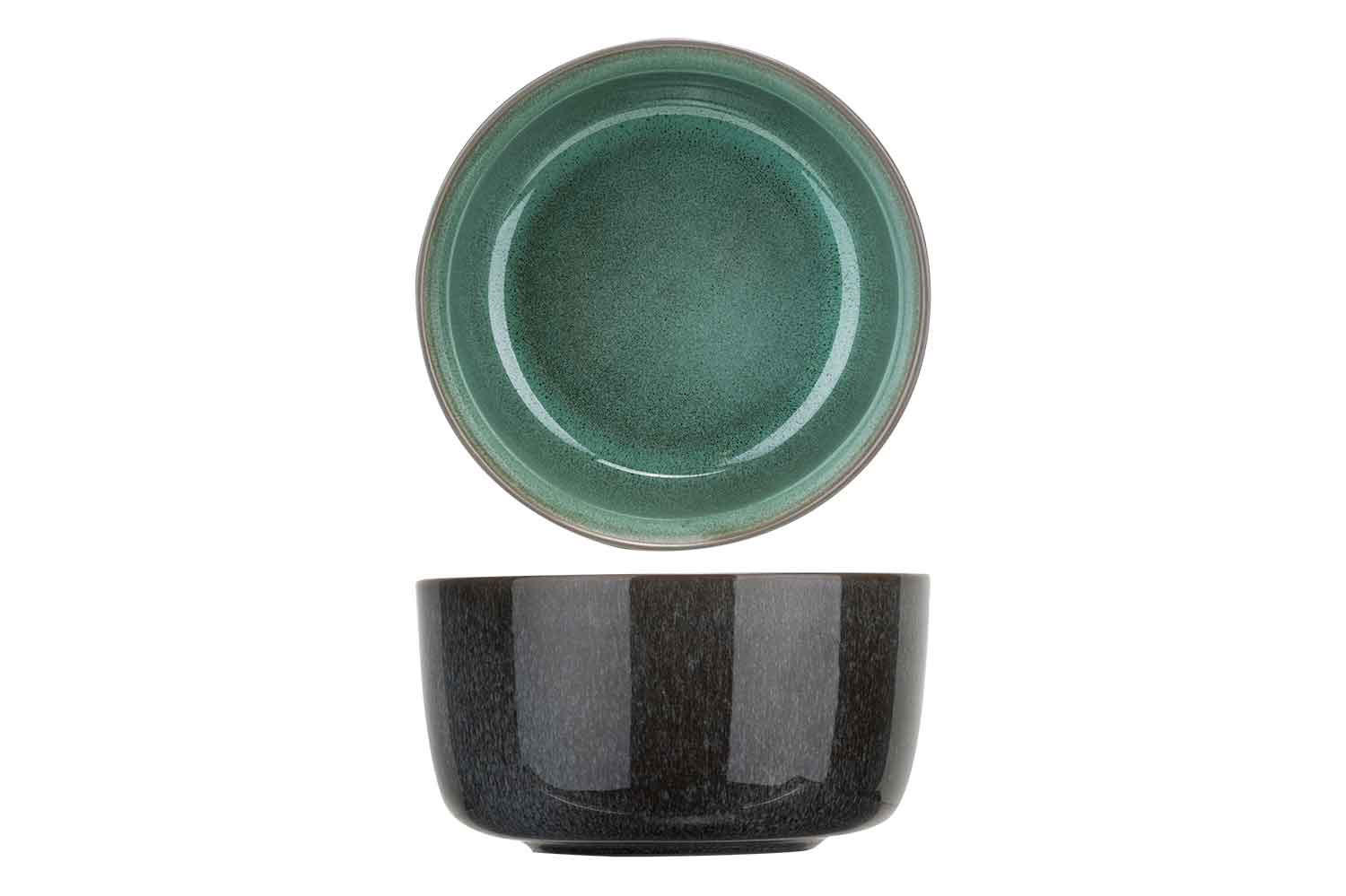 SCHÜSSEL Lerida Meadow ø 14 cm / 700 ml - Grün, Keramik (13.5cm) - Cosy & Trendy