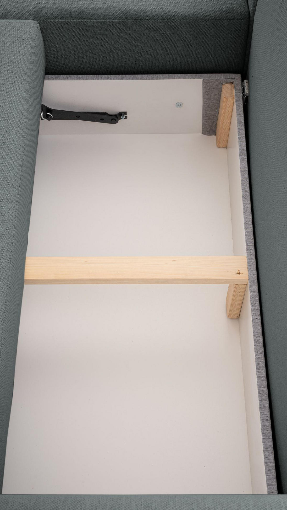 ECKSOFA Kassian, Grau Strukturstoff, linksseitig - Schwarz/Grau, Kunststoff/Textil (227/147cm) - Selsey