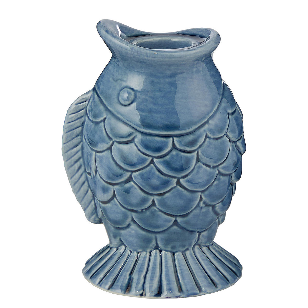 KERZENHALTER Seaside - Blau, Keramik (7/11/8cm) - Butlers