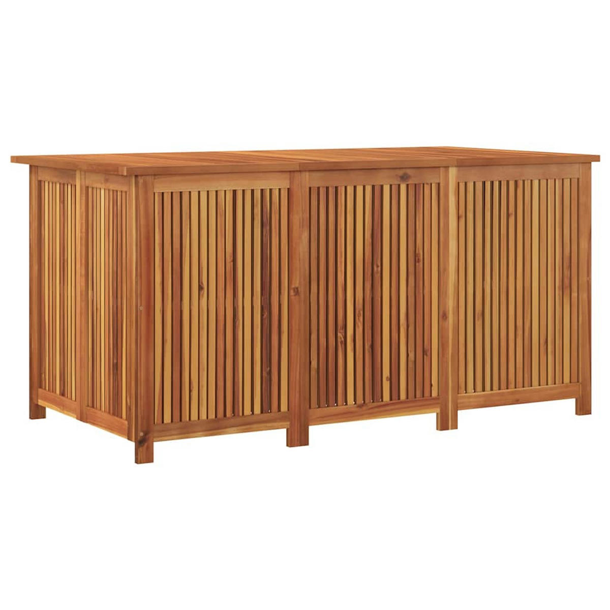 GARTENBOX 150/80/75 Cm Massivholz Akazie - Braun, Holz (80/75/150cm) - vidaXL