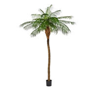 KUNSTBAUM Künstliche Dattelpalme - Kaan 280 cm - Grün, Kunststoff (280cm) - aplanta