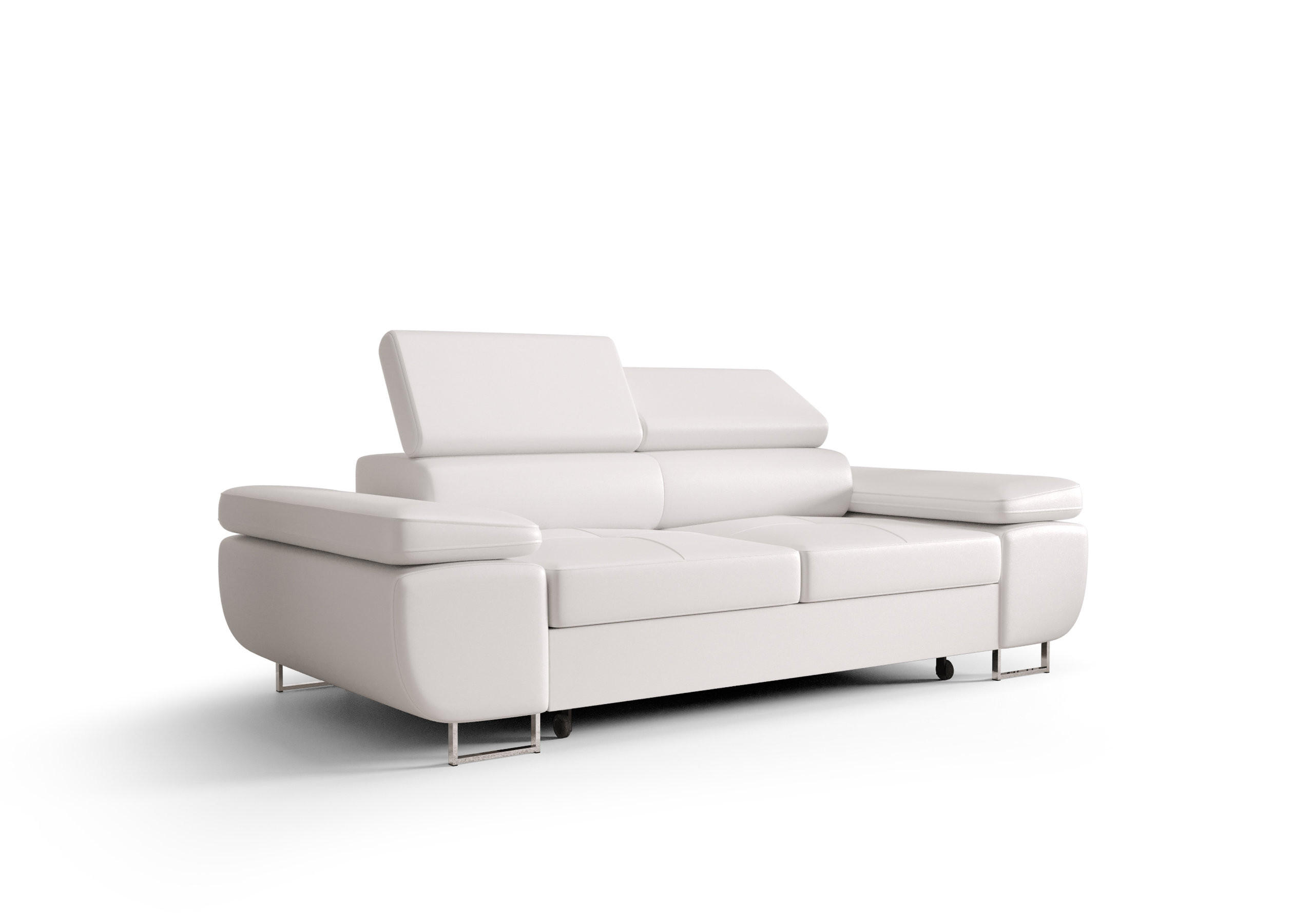 O-Sofa Schlafsofa Weiß 208x90x100 cm