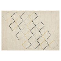 KURZFLOR-TEPPICH Tezpur 200/140 cm - Beige, Textil (140/200cm) - Beliani