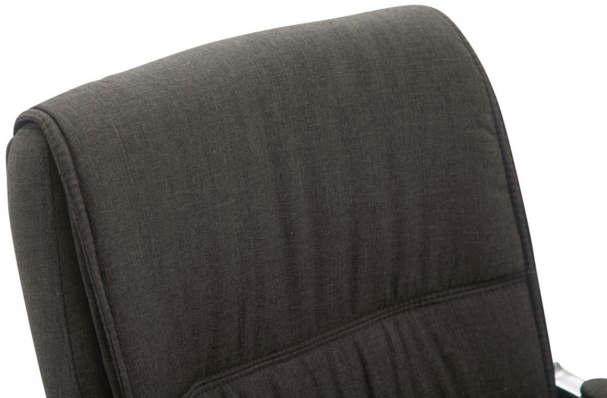 SCHWINGSTUHL 2er Set Stoff dunkelgrau - Dunkelgrau, Textil/Metall (58/102/65cm) - CLP