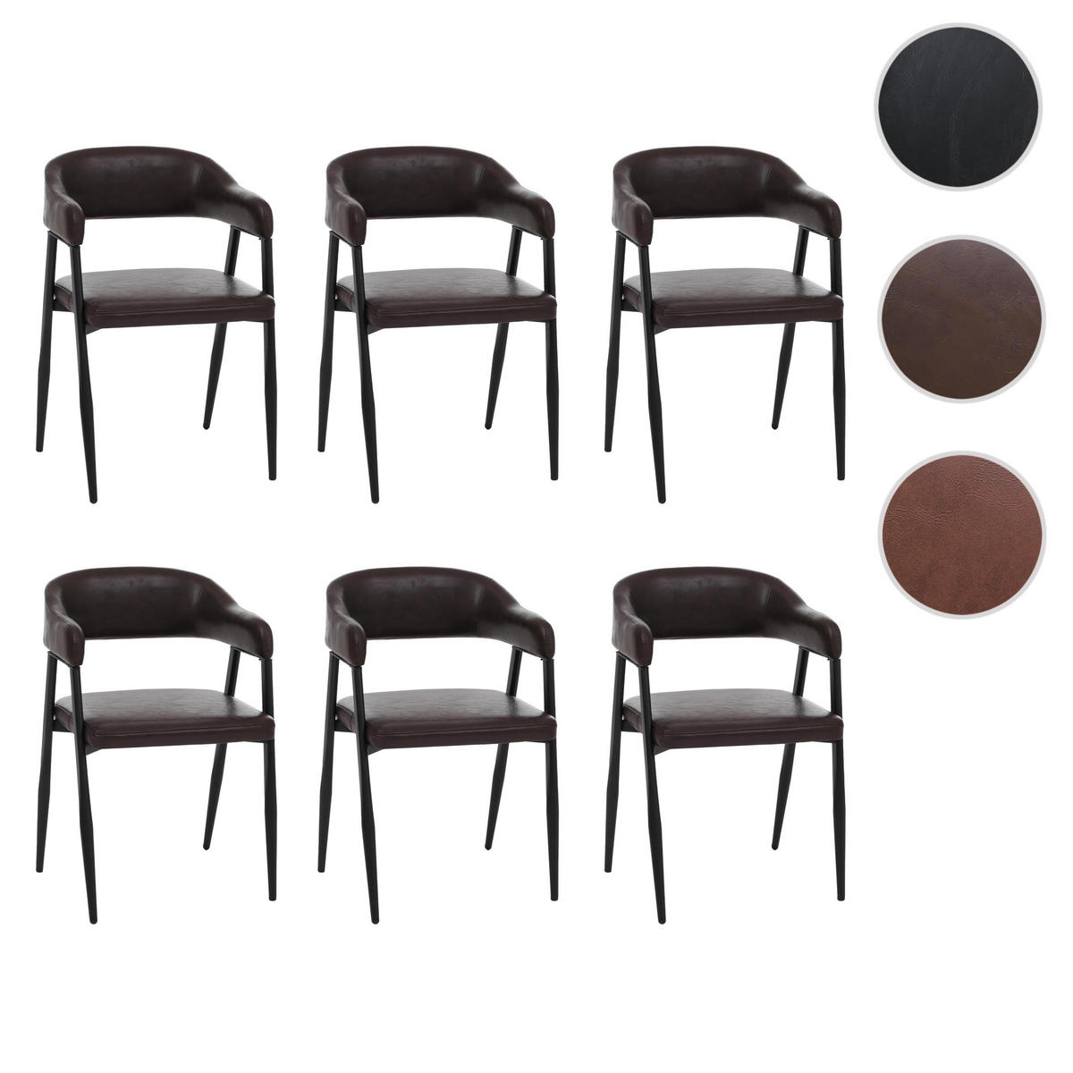 ESSZIMMERSTUHL Dunkelbraun - Dunkelbraun, Kunststoff (51/77/52cm) - MCW