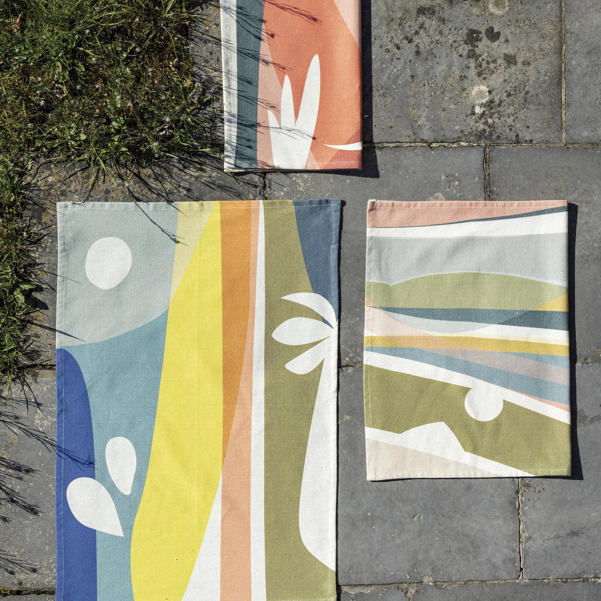 RECYCELTES GESCHIRRTUCH Nuceo multico 50 x 70 cm - Multicolor, Textil (50/70cm) - Winkler