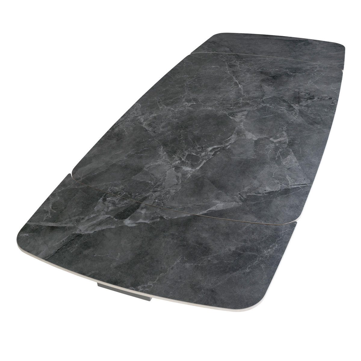 ESSTISCH ovales Fass Schwarz 160/100/76 cm - Schwarz, Stein (100/160/76cm) - ANGEL CERDA