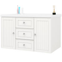 WASCHTISCH Weiß 78,50/46/46,80 cm - Weiß, Holz (78.5/46.8/46cm) - PANGIVO