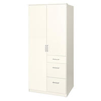 KLEIDERSCHRANK Click weiß 90 / 58 / 199cm - Weiß, Holz/Holzwerkstoff (90/199/58cm) - Wimex
