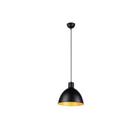 PENDELLEUCHTE, Ø30cm, Schwarz Gold - Goldfarben/Schwarz, Metall (30/30/150cm) - meineWunschleuchte