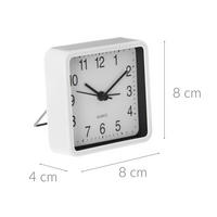 WECKER 8/4/8 cm - Weiß, Kunststoff (4/8/8cm) - Atmosphera Createur d´interieur