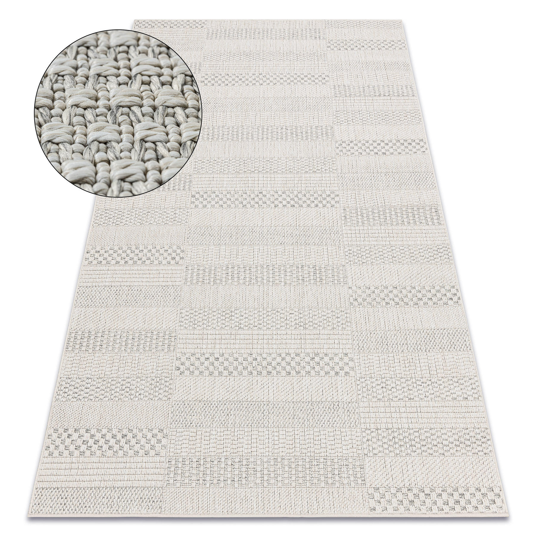 TEPPICH Origi 155/220 cm - Creme, Textil (155/220cm) - rugsX