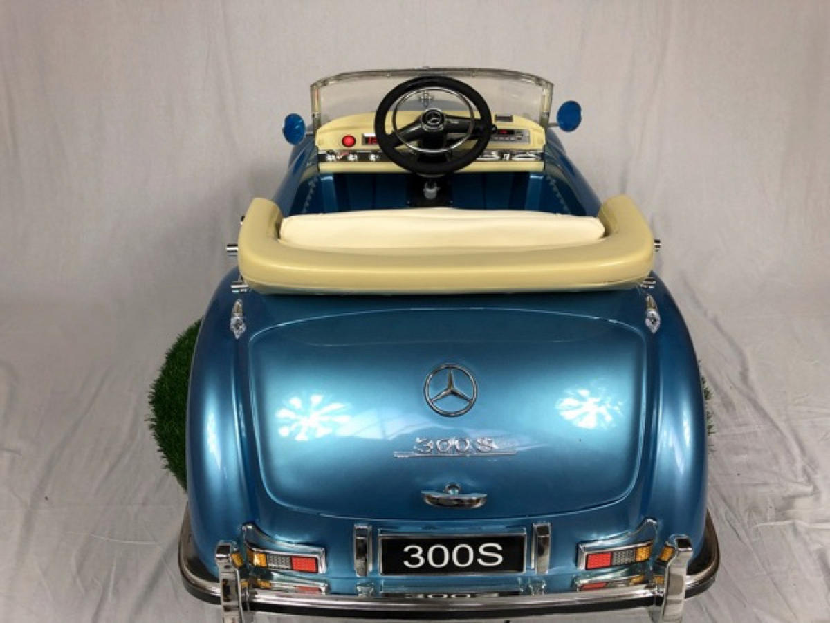 KINDER ELEKTROAUTO Mercedes 300S - Blau, Kunststoff (133/67/54cm) - TPFLiving