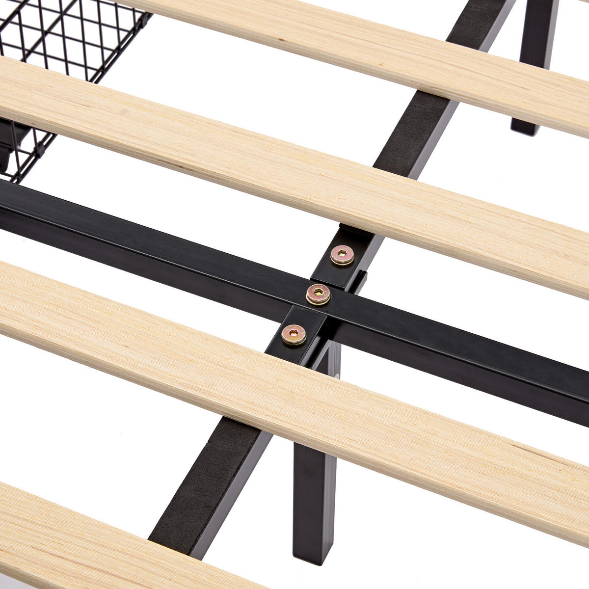 POLSTERBETT 140/200 cm in Grau mit 4 Schubladen, LED und USB - Grau, Holzwerkstoff/Textil (140/200cm) - STILVORA