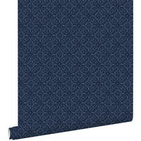 TAPETE orientalisches Motiv 53 cm x 10.05 m - Blau, Papier (53/1000cm) - ESTAhome