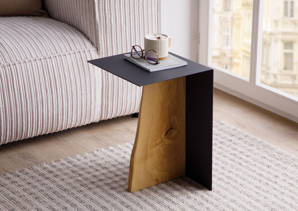COUCHTISCH Eiche 33x30x45 natur geölt LOUNGE COLLECTION #01 - Braun, Holz (33/30/45cm) - Massivmoebel24