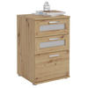 NACHTTISCH MARIKE - Eiche Artisan, Holzwerkstoff (40/63/38cm) - CARO-Möbel