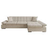 ECKSOFA Malwi, Seite: Rechts - Champagner, Holz/Textil (278/161cm) - MIRJAN24