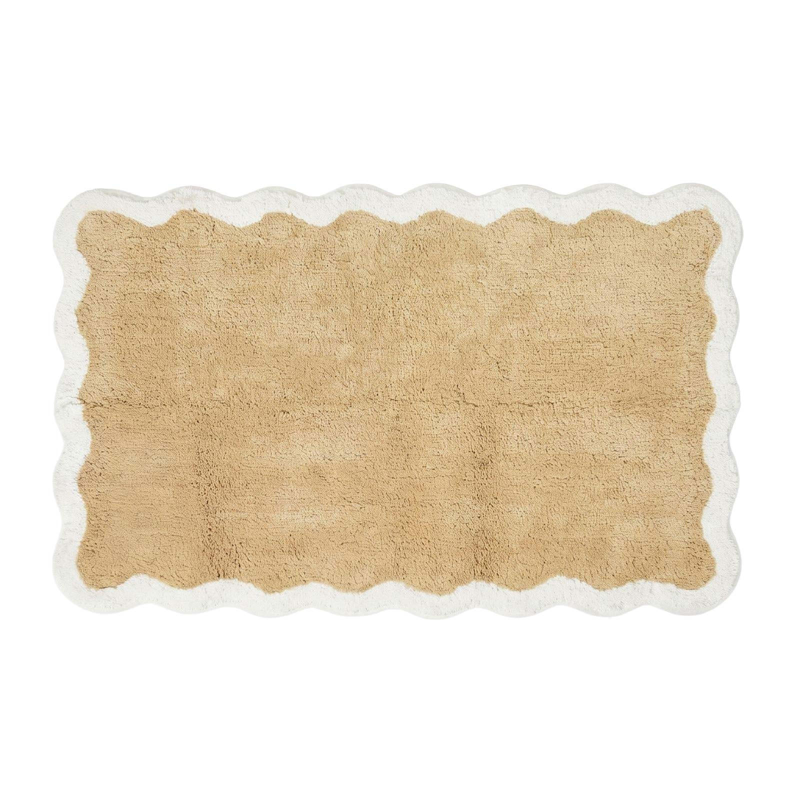 Homescapes Badteppich Beige 50x80 cm