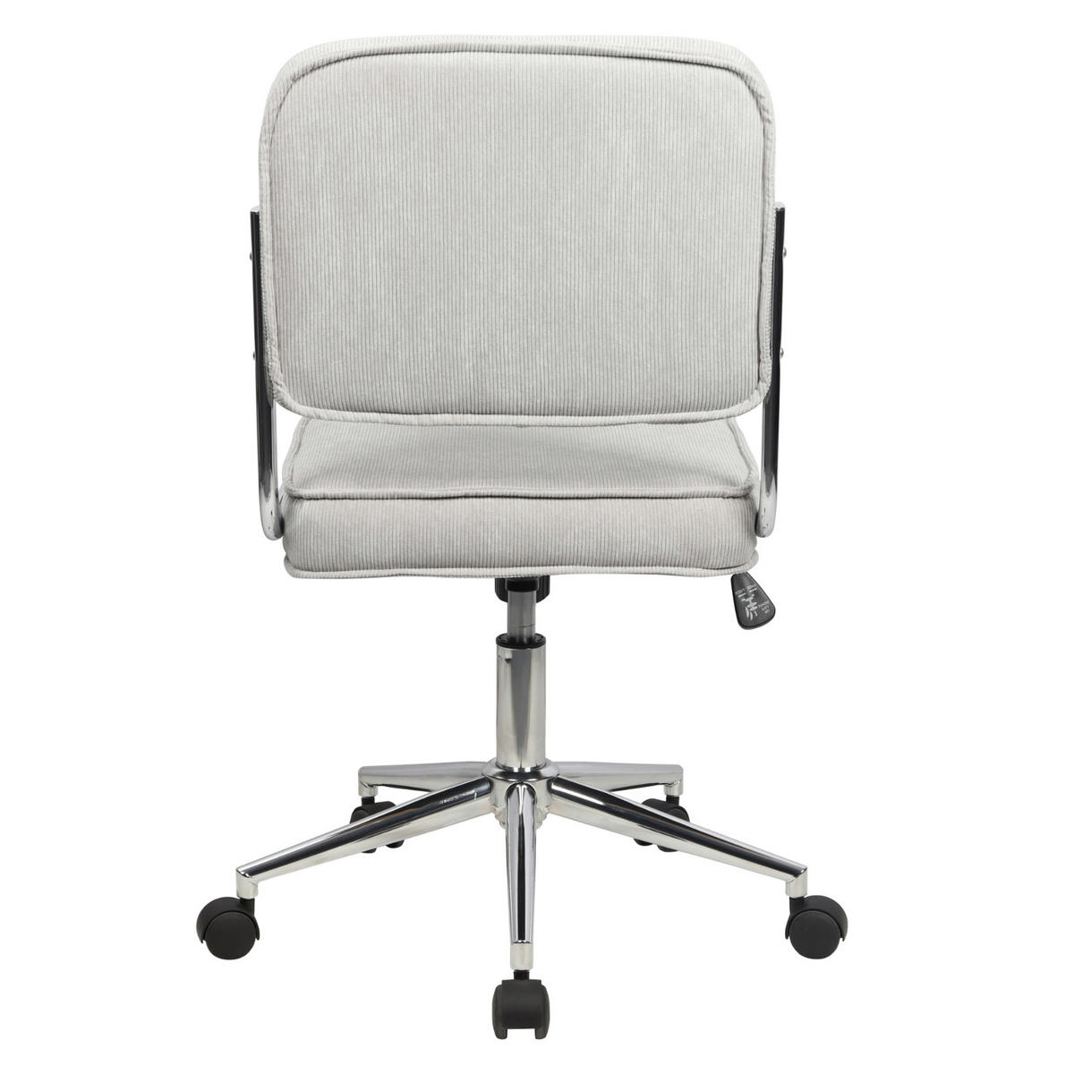 BÜROSTUHL Liv Schreibtischstuhl höhenverstellbar mit Rollen Grau - Grau, Textil (48/94/47cm) - SVITA