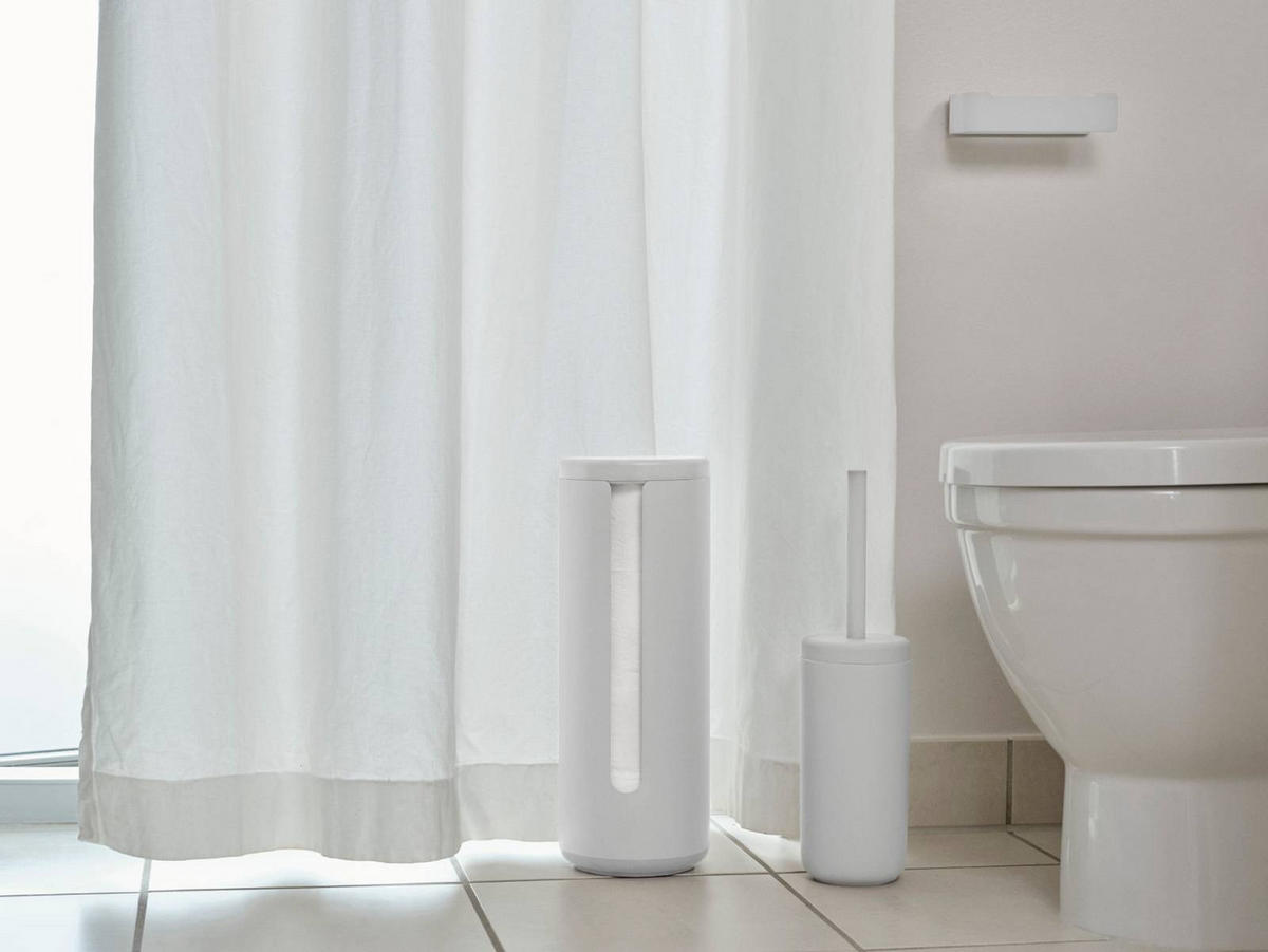 TOILETTENPAPIER-AUFBEWAHRUNG Ume weiß - Weiß, Metall (15/40/15cm) - Zone Denmark