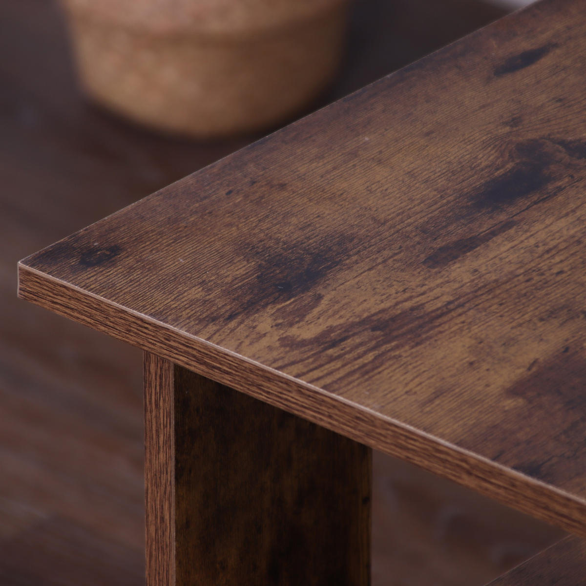 COUCHTISCH - Braun, Holzwerkstoff (50/100/43.5cm) - Relaxdays