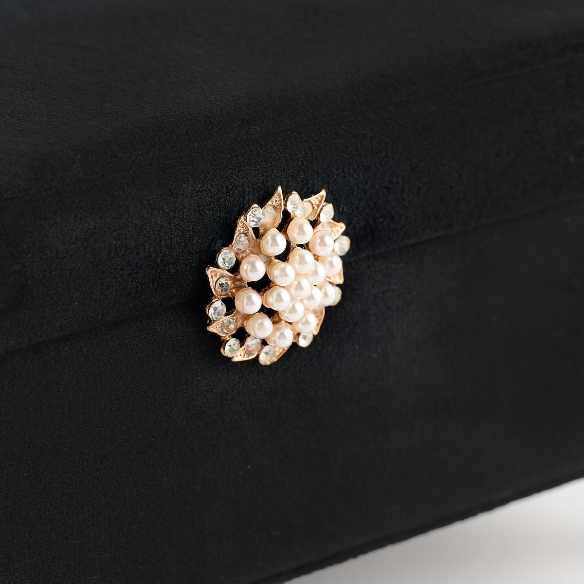 SCHMUCKKÄSTCHEN Marvesta - Schwarz, Textil (14/11/21.5cm) - home&you