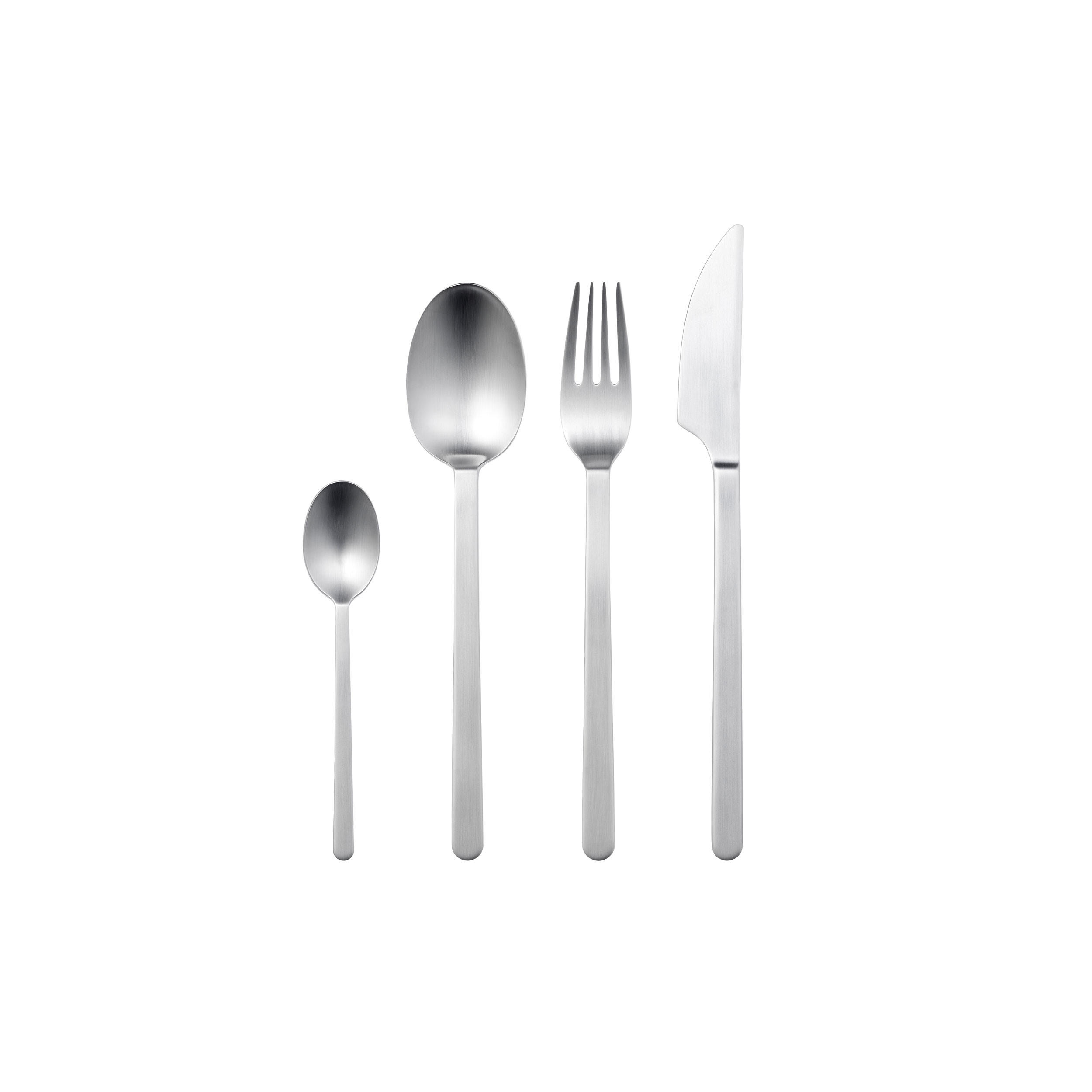 BESTECK-SET Norm 16-tlg., 18/10 Stahl - Silberfarben, Metall - GENSE