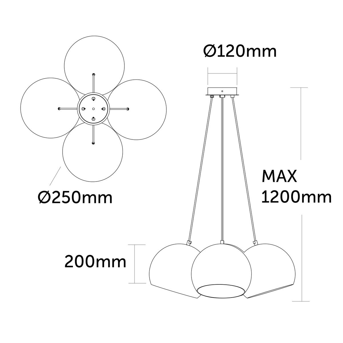 HÄNGELEUCHTE - Weiß, Metall (25/25/20cm) - Lumicom