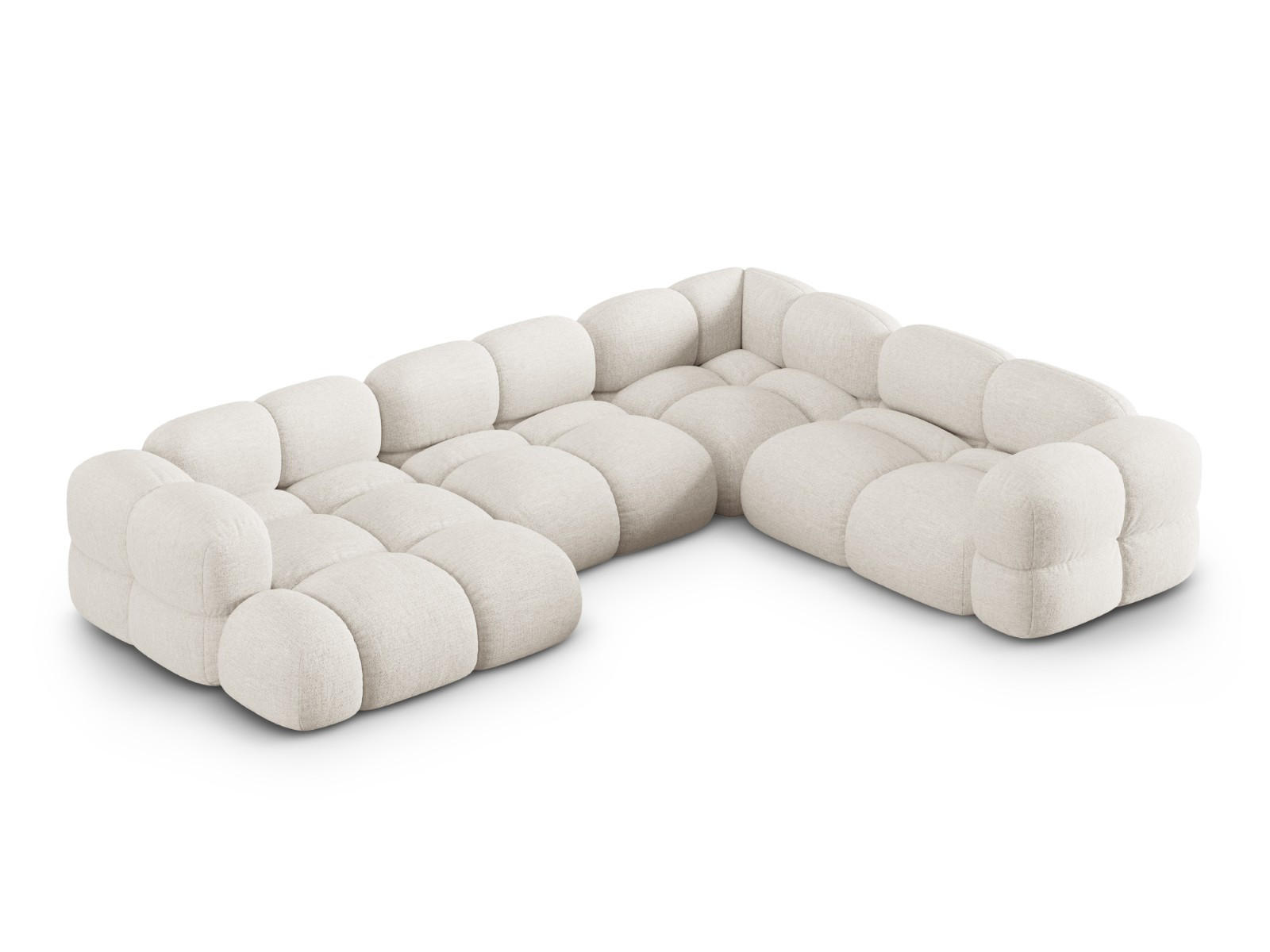 Cosmopolitan Design Panoramasofa Beige 250x68x345 cm