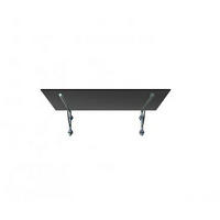 GLASVORDACH 180x90 cm Sicherheitsglas Edelstahl Grauglas LB-Silber - Grau, Glas (180/1.31/90cm) -  Glaswerk Westfalen
