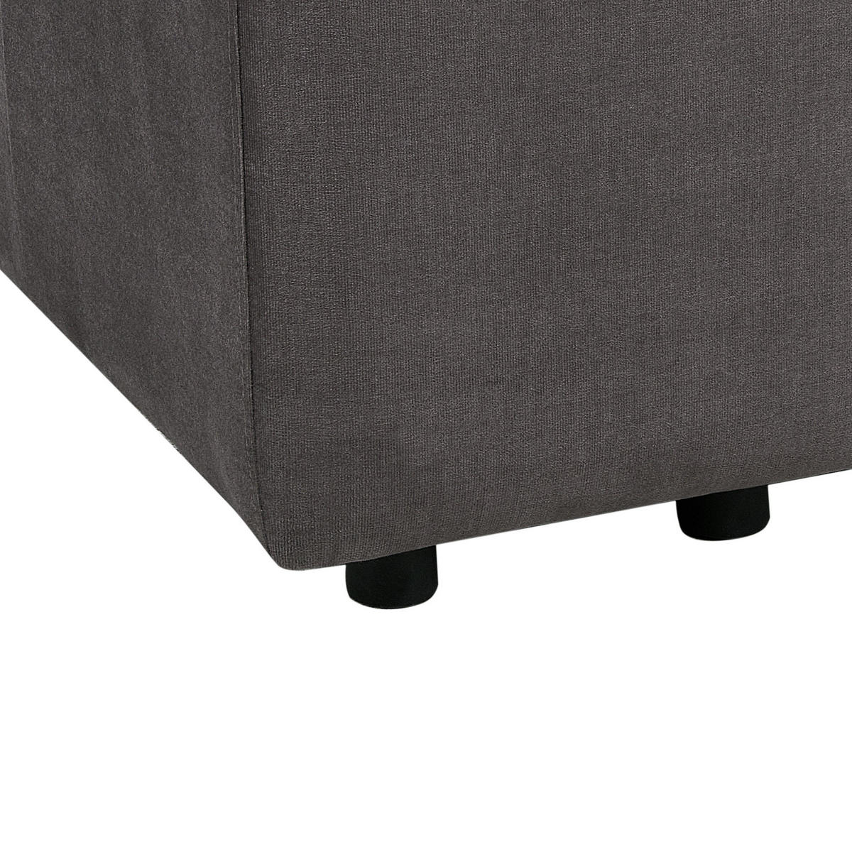 2-SITZER-SOFA Samtstoff dunkelgrau Falsterbo - Dunkelgrau, Textil (204/70/105cm) - Beliani