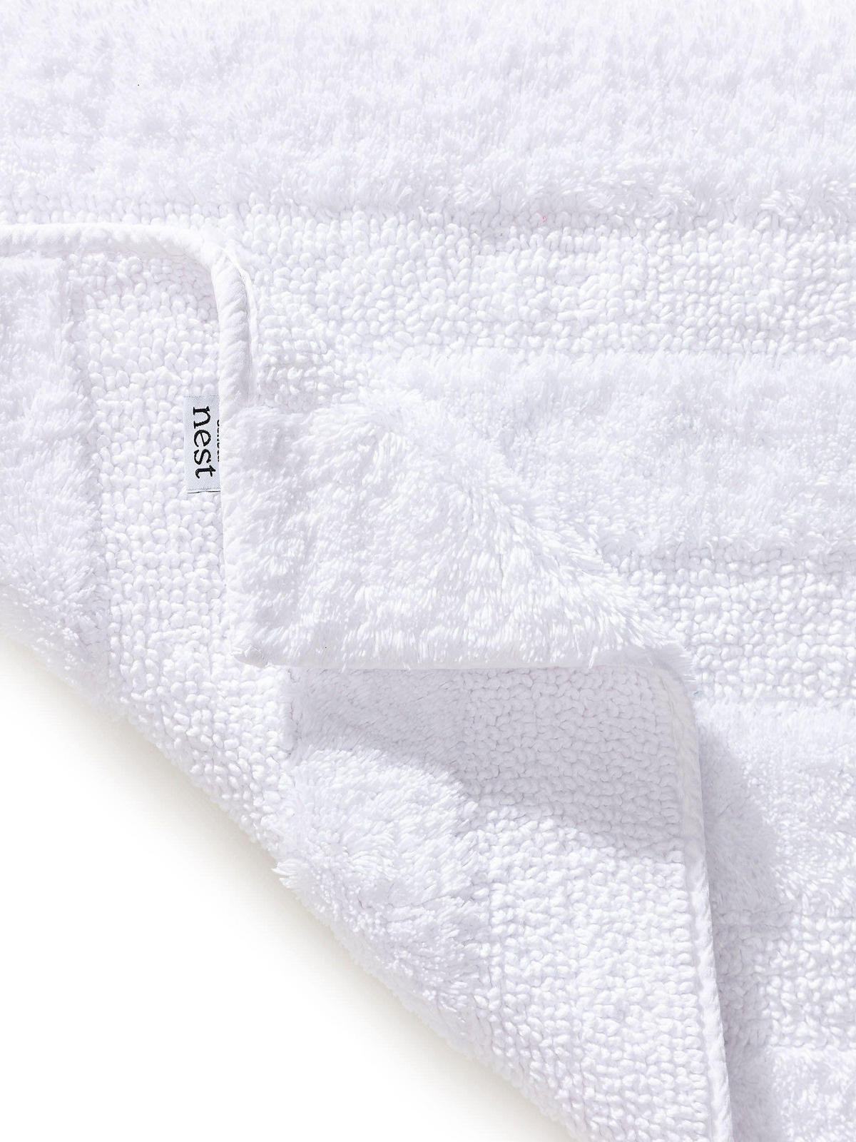 BADEMATTE Ilka Weiß 50x80 cm - Weiß, Textil (50/80cm) - benuta Nest