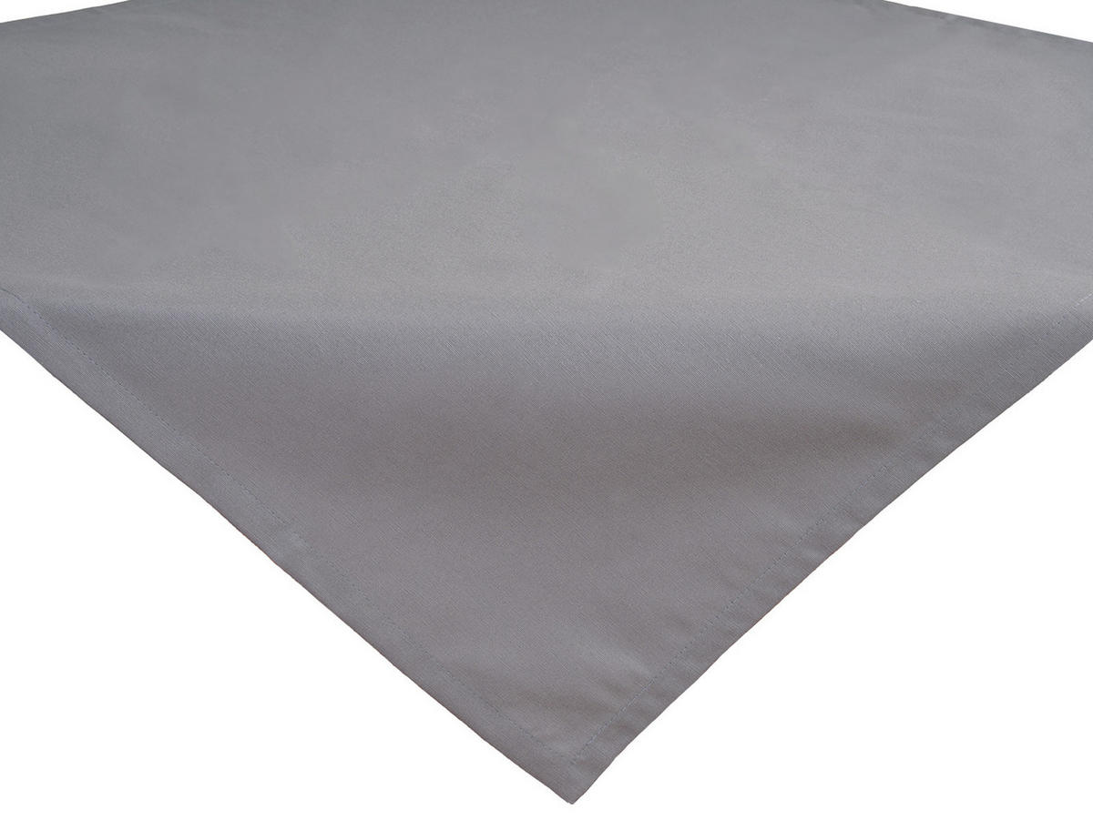 MITTELDECKE Wunschton silber 80/80 cm - Grau, Textil (80/80cm) - beties Heimtextil